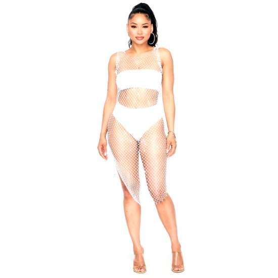 Traje Blanco de mujer